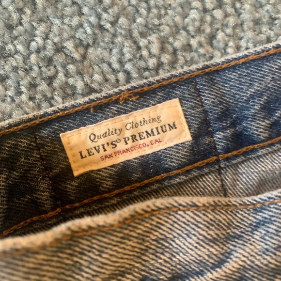 LEVI'S WEDGIE STRAIGHT BUTTON-FLY JEANS - SIZE 30 - Picture 5 of 13